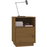  Nočna omarica 2 kosa medeno rjava 40x34x55 cm trdna borovina, (20733484) | Shoptok.si