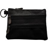  NOVČANIK ZA SITAN NOVAC KOŽNI UNISEX S ALKICOM 30442 CRNI Cene