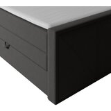 MID.YOU POSTELJA BOXSPRING 180 cm x 200 cm , kovina, umetna masa, tekstil, karton, leseni material antracit | Shoptok.si