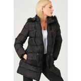 Dewberry Z6763 LADY COAT-BLACK Cijene