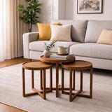 Hanah home set od 3 umetnutih stočića Milas 3, orah | Eponuda.com