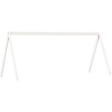  Krevet na kat s krovom bijeli 90 x 200 cm od masivne borovine | shoptok.hr
