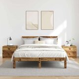 vidaXL Nočne omarice 2 kosa starinski les 50x40x43.5 cm inženirski les | Shoptok.si