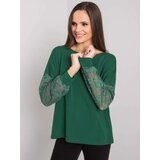 RUE PARIS Blouse-RV-BZ-7342.03-dark green | Shoptok.si