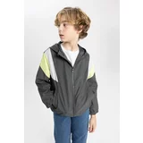 Defacto Boy Hooded Windproof Raincoat