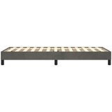  Okvir za krevet s oprugom tamnosivi 80x200 cm baršunasti | shoptok.hr