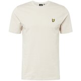 Lyle & Scott Majica 'Plain' svijetlobež / žuta / crna Cijene
