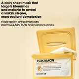 SOMEBYMI Yuja Niacin Anti Blemish Daily Mask sheet maska za blistav ten za ujednačavanje tena lica veliko pakiranje 30 kom | shoptok.hr