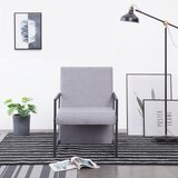 vidaXL Fotelja od tkanine svjetlosiva Cijene
