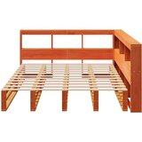  Krevet s regalom za knjige bez madraca 135 x 190 cm od borovine | shoptok.hr