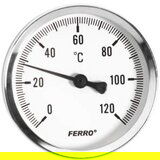 Ferro TERMOMETAR fi 40mm 1/4" 0-120c T4012A | Eponuda.ba