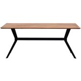 Linea Natura Jedilna miza , trd les recikliran les, tikovina naravne barve | Shoptok.si