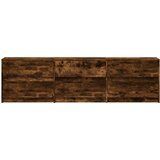  ormarić s LED svjetlima boja hrasta 180x34x50 cm drveni | shoptok.hr