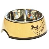 Rogz bubble bowlz m bronze bone činija Cene