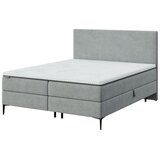 MESONICA Siva boxspring postelja s prostorom za shranjevanje 160x200 cm Bufo – Cene