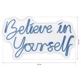 WALLXPERT dekorativna plastična led rasveta believe in yourself blue | ePonuda.com