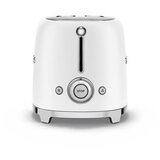 Smeg TSF01WHMEU2 - Toaster s jednim stil otvorom, kompaktni retro 50-ih, bijeli | shoptok.hr