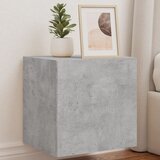 vidaXL Stenska TV omarica z LED lučkami betonsko siva 40,5x35x40 cm Cene