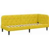  Kutni okvir kreveta Žuta 80 x 200 cm Baršun | shoptok.hr