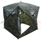 vidaXL Lovski šotor Kamuflažna 143 x 143 x 165 cm Poliester in jeklo, (5000309398) | Shoptok.si