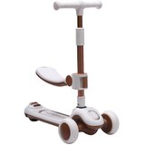  Trotinet dečiji 2 u 1 sa 3 točka SKLOPIVI model TT-1001 bela/braon | Eponuda.com