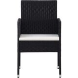 5-dijelni vrtni blagovaonski set crni | shoptok.hr