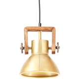  Industrijska viseča svetilka 25 W medeninasta okrogla 19 cm E27, (21643839) | Shoptok.si