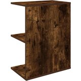  Noćni ormarić dimljeni hrast 46,5x29x61 cm konstruiranog drva | shoptok.hr