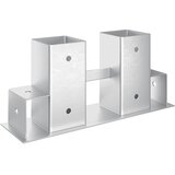  Pomoć za slaganje drva 12 pcs Srebrna 34 x 10 x 15 cm Čelik | Eponuda.ba