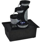 vidaXL Notranja Fontana z LED Osvetlitvijo Poli-resin, (20623519) | Shoptok.si