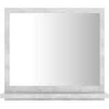  Kupaonsko ogledalo boja betona 40x10,5x37 cm konstruirano drvo | shoptok.hr