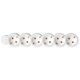 Home Produžni kabl, 6 utičnice, 1.5mm², 5 met - NV 6-5/WH/1, 5, Bijeli Cijene