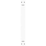  Noge jedilne mize V-oblika 3 kosi Bela 90x(72-73,3) cm Jeklo | Shoptok.si