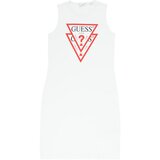 Guess Kratke obleke HELENA Bela | Shoptok.si