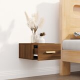  Zidni noćni ormarić boja smeđeg hrasta 35 x 35 x 20 cm | Eponuda.com
