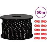  Uže za šator s reflektirajućim prugama i ključevima 50 m 5 mm | shoptok.hr