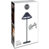 Kelu Liberty lampa, aluminijska stolna svjetiljka s crnom baterijom od 3W | shoptok.hr