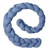 NORDIC COAST COMPANY ogradica za krevetac plava 200x15cm