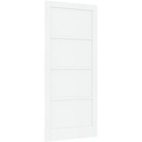 vidaXL Notranja vrata 'ORKDAL'bela 93x211x4 cm Vrata iz trdnega lesa Cene