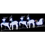 vidaXL LED irvasi 5 pcs Bijelo tkanina | shoptok.hr