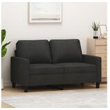 vidaXL Dvosed črn 120 cm blago Cene