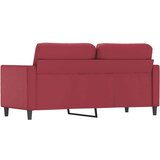  Dvosjed od tkanine crvena boja vina 140 cm umjetne kože | shoptok.hr