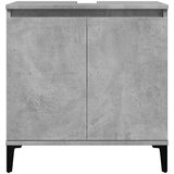 vidaXL Ormarić za umivaonik siva boja betona 58 x 33 x 60 cm drveni | shoptok.hr