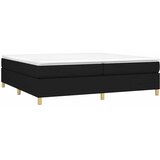  Krevet s oprugama i madracem crni 200x200 cm od tkanine | shoptok.hr