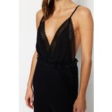 Trendyol Black Lace Detailed Knitted Jumpsuit | Shoptok.si
