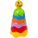  Dječje piramidalne školjke za slaganje Smješko - šarena | shoptok.hr