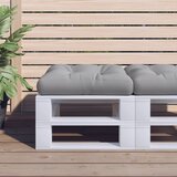 vidaXL Blazina za palete siva 58x58x10 cm blago Cene