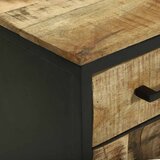  Kreveta s ladicama 70 x 35 x 70 cm Čvrsto drvo manga - 70 x 35 x 70 cm 2 vrata i 2 ladice | shoptok.hr