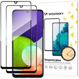 Wozinsky 2 x kaljeno steklo s polno pokritostjo z okvirjem za Samsung Galaxy A22 5G Cene