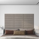 vidaXL zidne ploče od tkanine 12 kom svjetlosive 60 x 15 cm 1,08 m² Cijene